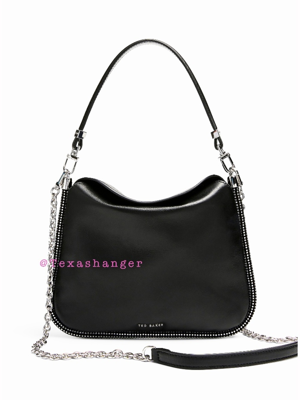 NWT Ted Baker London Mine Judex Crossbody Bag Black